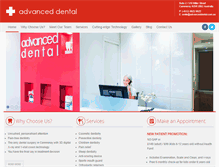 Tablet Screenshot of advanceddental.com.au